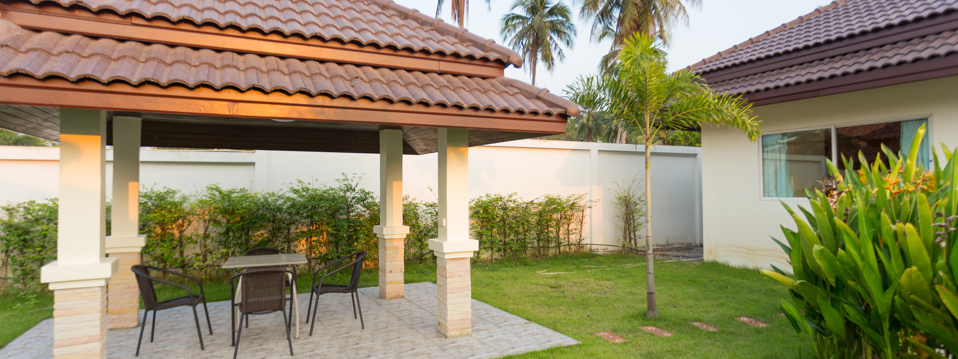 Natural Surroundings, your private garden in each luxury villa of Unique Paradise Resort.